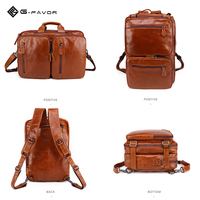 Sacoche en cuir souple personnalisée pour homme, idéale pour les voyages d'affaires et l'usage quotidien, sac à dos avec sangle réglable et amovible, sacoche pour ordinateur portable