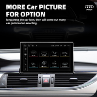 Autoradio 9 pouces écran Android GPS stéréo WIFI SIM BT Carplay lecteur multimédia pour Audi A6 C7 A7 2012-2018