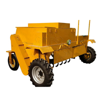 Machine de compostage des déchets d'Indonésie fermentation champignon compost cuisine déchets compost tourneur en