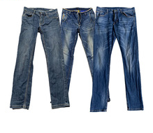 Jeans de Mezclilla Elásticos de Corte Recto y Ajuste Relajado para Hombre, de Segunda Mano, Usados Suavemente Como Nuevos, Pantalones de Mezclilla Usados de Alta Calidad - Product Image 5