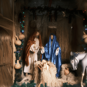Crèche <span class=keywords><strong>de</strong></span> Noël, statue <span class=keywords><strong>de</strong></span> la Sainte Famille, sculpture catholique <span class=keywords><strong>de</strong></span> la Sainte Famille pour l'église, la maison, la décoration extérieure - Product Image 2