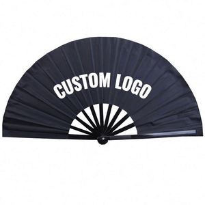 Personalized Portable Hand Fan Foldable Design with Custom Logo for Music Festival Party Favors and Business <b>Gifts</b> - Product Image 5