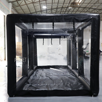Couverture de voiture géante portable hermétique pour l'extérieur, abri de garage, tente gonflable, vitrine de voiture pour voiture