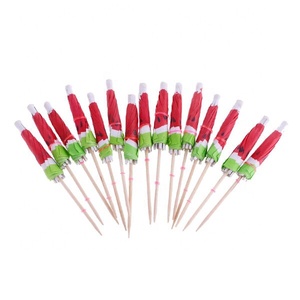Palillos Desechables Ecológicos para Cócteles, Postres, Bebidas, Frutas, Fiestas, Hamburguesas, Palillos Dentales Finos de Madera - Product Image 2