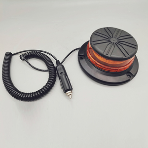 Faro Lampeggiante Rotante a Basso Profilo per Tetto Auto Camion Escavatore Lampada di Segnalazione Rotante Barca Carrello Elevatore 12V 24V 60V 80V DC - Product Image 3