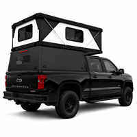 Camper en aluminium robuste pour pick-up Tacoma Ranger Silverado, camping-car coulissant pour voyages sur route