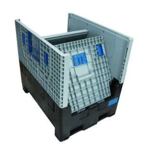 Caja de Palet Plegable de Plástico de 1200x1000x810 mm, Contenedor de Palet Plegable de Plástico - Product Image 3