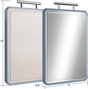 Planche à découper double face pour viande et fromage, en acier inoxydable personnalisé, avec rainure pour les jus - Product Image 4