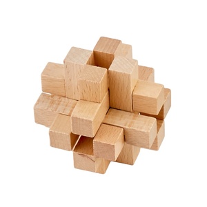 Brain Teaser Câu Đố Interlock Trò Chơi <span class=keywords><strong>Iq</strong></span> Kiểm Tra Đồ Chơi Bằng Gỗ 3D Câu Đố Cho Trí Thông Minh Trẻ Em Xây Dựng Khối Trẻ Em Đầu Tay Mắt - Product Image 6