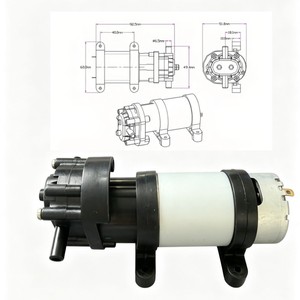 Pompe à engrenages 540 12V 24V auto-amorçante haute pression pour circulation d'huile, pompe miniature à turbine - Product Image 2