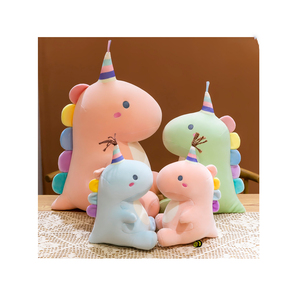 Giocattoli <span class=keywords><strong>colorati</strong></span> dinosauro per bambini Multi formato dinosauro cuscino per dormire divano decorazione per la casa giocattoli di peluche - Product Image 1