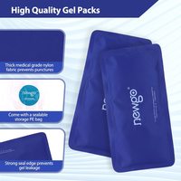Meilleures ventes 2026 Pakcare OEM Compresses de gel chaud et froid réutilisables personnalisées pour le soulagement de la douleur