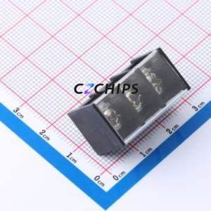 DBT40C-7.62-3P-BK-P Barrier Terminal Block P=7.62mm Connector ( Pitch: 7.62mm )( Rated Current: 15A )( Rated Voltage: 300V ) - Product Image 1