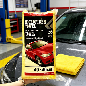 Paños <span class=keywords><strong>de</strong></span> Limpieza <span class=keywords><strong>de</strong></span> Microfibra al por Mayor, 350 g/m², 300 g/m², 36 Piezas/Bolsa, Toallas Reutilizables para <span class=keywords><strong>Lavado</strong></span> <span class=keywords><strong>de</strong></span> Autos, Toallas Absorbentes <span class=keywords><strong>de</strong></span> Poliamida para Cocina - Product Image 1