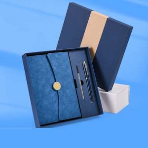 2024 Hot Selling Low Price Items Product Corporate Promotional Business Office Gift Set <b>Notebook</b> Pen <b>Refill</b> Gift Set - Product Image 5