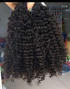 Extensions de cheveux humains vierges Remy en gros, trame de peau, boucles Jerry, cuticules alignées, cheveux vietnamiens, mèches de 20 à 24 pouces - Product Image 1