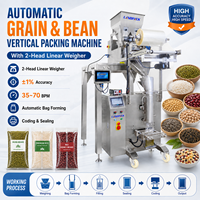Machine d'emballage automatique VFFS pour sachets de 5g de cacahuètes, sel, gel de silice, sucre blanc, noix, haricots mungo, snacks et aliments
