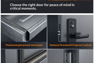 Porte <span class=keywords><strong>de</strong></span> sécurité insonorisée anti-effraction pour entrée d'appartement, dortoir ou <span class=keywords><strong>location</strong></span>, design chinois du fabricant, idéale pour la protection des mères et des enfants - Product Image 5