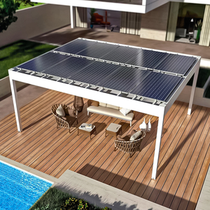 Gazebo extérieur personnalisé de 2 à 20% de réduction pour l'<span class=keywords><strong>hiver</strong></span>, pavillon de jardin, patio moderne, <span class=keywords><strong>pergola</strong></span> solaire - Product Image 3