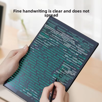 Tablette d'écriture numérique LCD portable pour adultes, bloc-notes de bureau électronique professionnel avec étui en cuir, 12 pouces