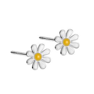 Sweet Flowers and Bees Fashion <b>Stud</b> Earrings Daisies and Bee <b>Stud</b> Earrings for Woman Girls - Product Image 1
