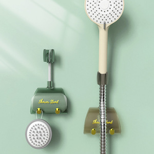 <b>Shower</b> Stand Adjustable No Drill 360 Degree Bracket For Bathroom <b>Shower</b> Head Green Blue Amber - Product Image 1