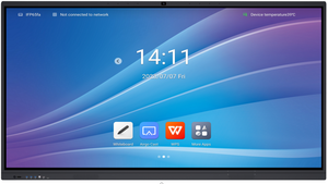 55 65 <span class=keywords><strong>75</strong></span> 85 86 98 110 pouces stylo doigt tactile interactif écran plat 4k Lcd numérique interactif cartes intelligentes pour l'enseignement des écoles - Product Image 2