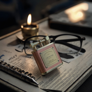 Accendino a Gas YB-028 Economico in Rame con Fiamma Regolabile a Singola Torcia per Sigari, Ricaricabile con Butano - Product Image 3