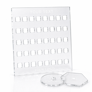 Service de découpe laser de panneaux acryliques transparents sur mesure, feuille de plastique transparente avec trous pour équipement - Product Image 1