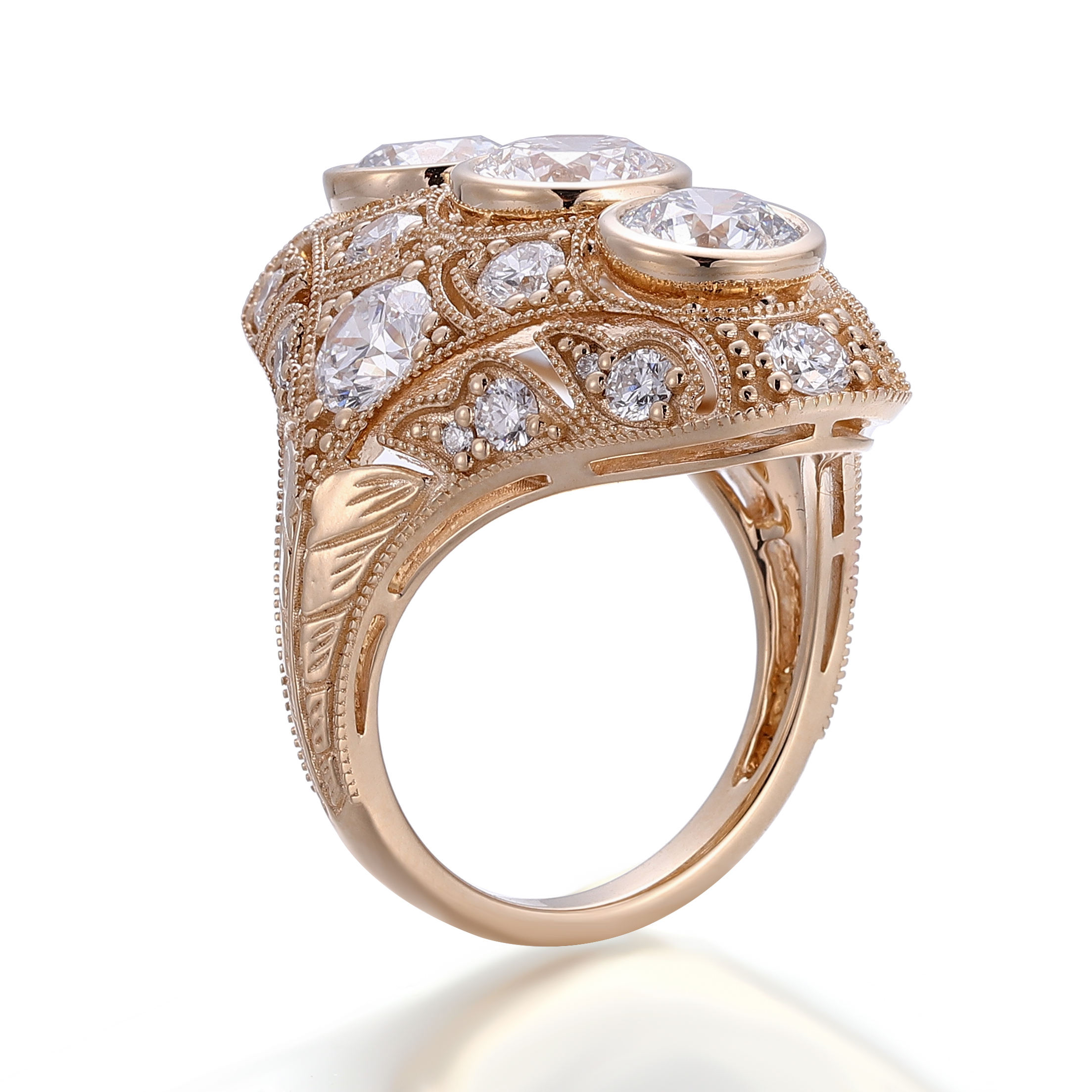 แหวนเพชรแล็บโกลด์ 18K