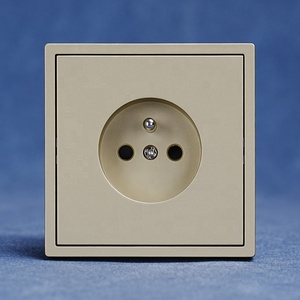 Prises électriques encastrées murales EU, prise murale française simple <span class=keywords><strong>2P</strong></span>+<span class=keywords><strong>T</strong></span>, 250V <span class=keywords><strong>16A</strong></span>, pour la maison - Product Image 1