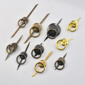 European Style Ring Pull Handle Carbon Steel Drawer <b>Cabinet</b> Door Hardware Single Hole Durable Furniture <b>Knob</b> - Product Image 3