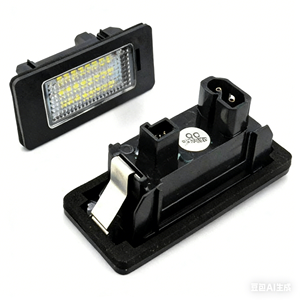 Éclairage de plaque d'immatriculation LED pour <span class=keywords><strong>BMW</strong></span> Série 1/3/5 E88 E90 E92 E93 E39, sans erreur Canbus, blanc 6000K, lampe de plaque d'immatriculation arrière - Product Image 3