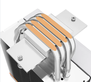 Enfriador de aire para CPU Jungle Leopard KF420 DGT, caja de ordenador negra/blanca ARGB, 4 tubos de calor, velocidad del ventilador 800-1800 RPM, ruido 20dBA - Product Image 5