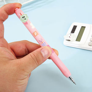 ปากกาเจลรูปการ์ตูนน่ารักขนาด0.5มม. ออกแบบโลโก้ได้ตามต้องการความคิดสร้างสรรค์ของนักเรียน - Product Image 5