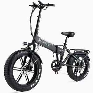 Bicicleta Eléctrica Plegable <span class=keywords><strong>SAMEBIKE</strong></span> OEM/ODM de 20 Pulgadas con Neumático Ancho 4.0, Batería de Iones de Litio de 48V/10Ah, 7 Velocidades y Freno de Disco - Product Image 1