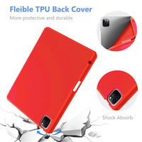 Étui pour tablette en cuir PU personnalisé pour iPad 11 pouces, protection antichoc de l'objectif de l'appareil photo, étui pour tablette en TPU avec emplacement pour stylo