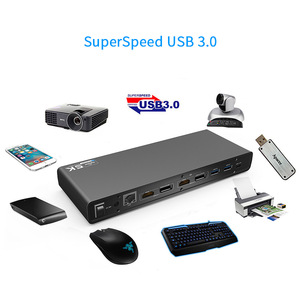 Displaylink公式認定5K高性能<span class=keywords><strong>USB</strong></span>タイプC5 K/デュアル4Kユニバーサルドッキングステーション