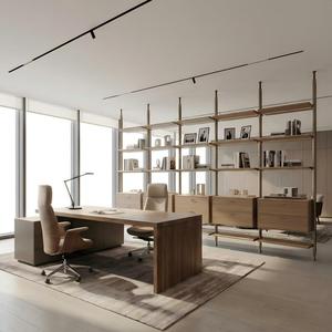 Scaffali Librerie di Lusso Moderne e Minimaliste, Modulari e Personalizzate con Profilo in Alluminio e Luce a Led per Soggiorno e Camera da Letto - Product Image 1