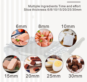 Nouvelle trancheuse à bananes de table, machine à couper le chocolat cru, trancheuse à pain et à toast en acier inoxydable, haute productivité - Product Image 6