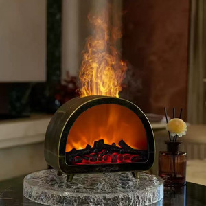 3D Flame Effect Aroma <strong>Diffuser</strong> Ultrasonic <strong>Mini</strong> Usb 7 Colors <strong>Led</strong> Night <strong>Light</strong> Simulation Flame Fireplace Air <strong>Diffuser</strong> With Remote - Product Image 4