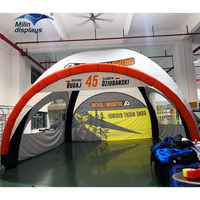 Sports de plein air tente de course publicité Spider X Air Dome Gazebo marque personnalisée salon commercial tente gonflable à vendre
