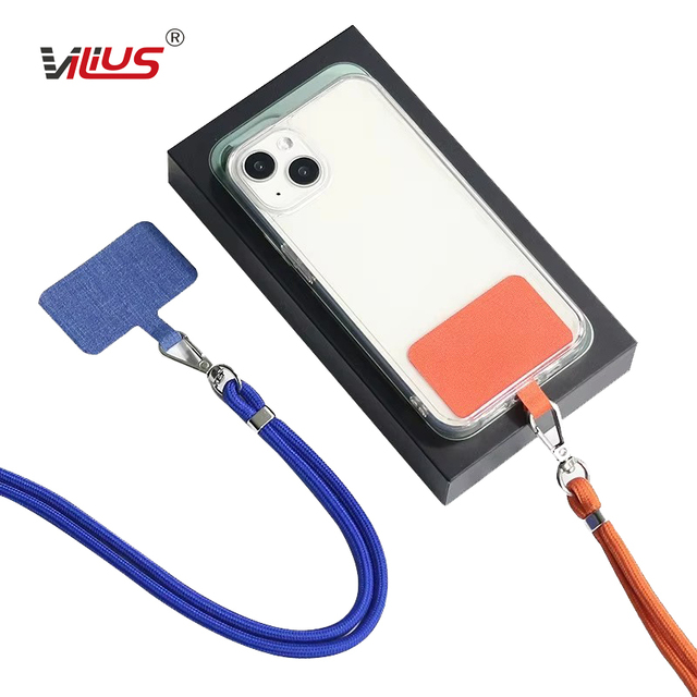 Mobile Phone Lanyard with Adjustable Shoulder Strap, Horizontal Body, Neck Rope, Phone Case, Men's and Women's Hands-free Rope