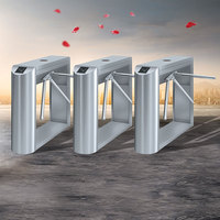 Lector de código de barras Rfid/lector de huella dactilar, sistema de tarjeta para barrera oscilante/puerta de velocidad/giradiscos de trípode, Control de acceso