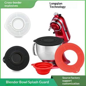 2026 Couvercle pliable en silicone alimentaire pour bol mélangeur KitchenAid 4,5-5 Quart, modèle XY18, compatible lave-vaisselle vertical, anti-éclaboussures - Product Image 4