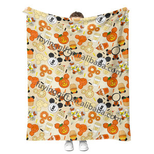 Best Selling Winter Warm Soft Plush <strong>Halloween</strong> Desniey <strong>Blanket</strong> Customized Minky Sherpa Fleece Flannel Throw <strong>Blankets</strong> - Product Image 3