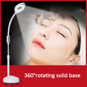 Lampe Loupe sur Pied pour Salon de Soins de la Peau avec Verre Grossissant 8X et Lumière LED pour Extension de Cils et Esthétique - Product Image 5