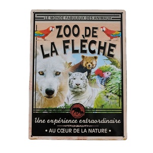 Cartel de calendario de hojalata curvo personalizado al por mayor cartel de calendario de metal en relieve pintado brillante cartel de aluminio de pared colgante vintage - Product Image 6