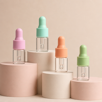 Individuelle Logo Mini-Glasfläschchen mit Pipette im Großhandel für Kosmetikverpackungen
