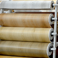 Fabrik preis Vinyl Anti-Rutsch-Holz muster Teppiche Schwamm Boden rollen Linoleum Parkett Vinyl PVC Rollen Boden rolle
